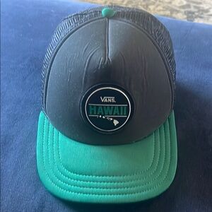 Vans Hawaii Black and Green Trucker Hat